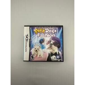 Petz Dogz Fashion (Nintendo DS, 2008) Complete with Case & Manual